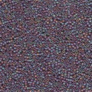 Miyuki Rocailles Perlen 1,5mm 153FR matt rainbow Brown 11gr